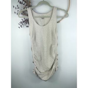 Athleta tan side scrunched tank top ♥️